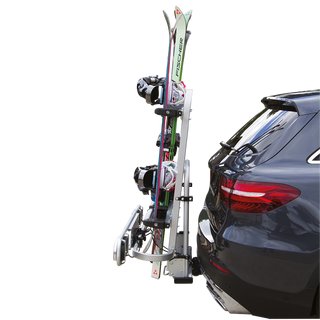 Anhängerkupplungsträger Premium für 6 Paar Ski oder 4 Snowboards