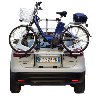 Fahrradheckträger für den Transport von 2 E-Bikes