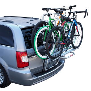 Fahrradheckträger für Vans und den Transport von bis zu 3 Mountainbikes